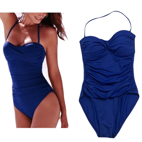 La Blanca Other - La Blanca Island Goddess Blue One Piece Swimsuit